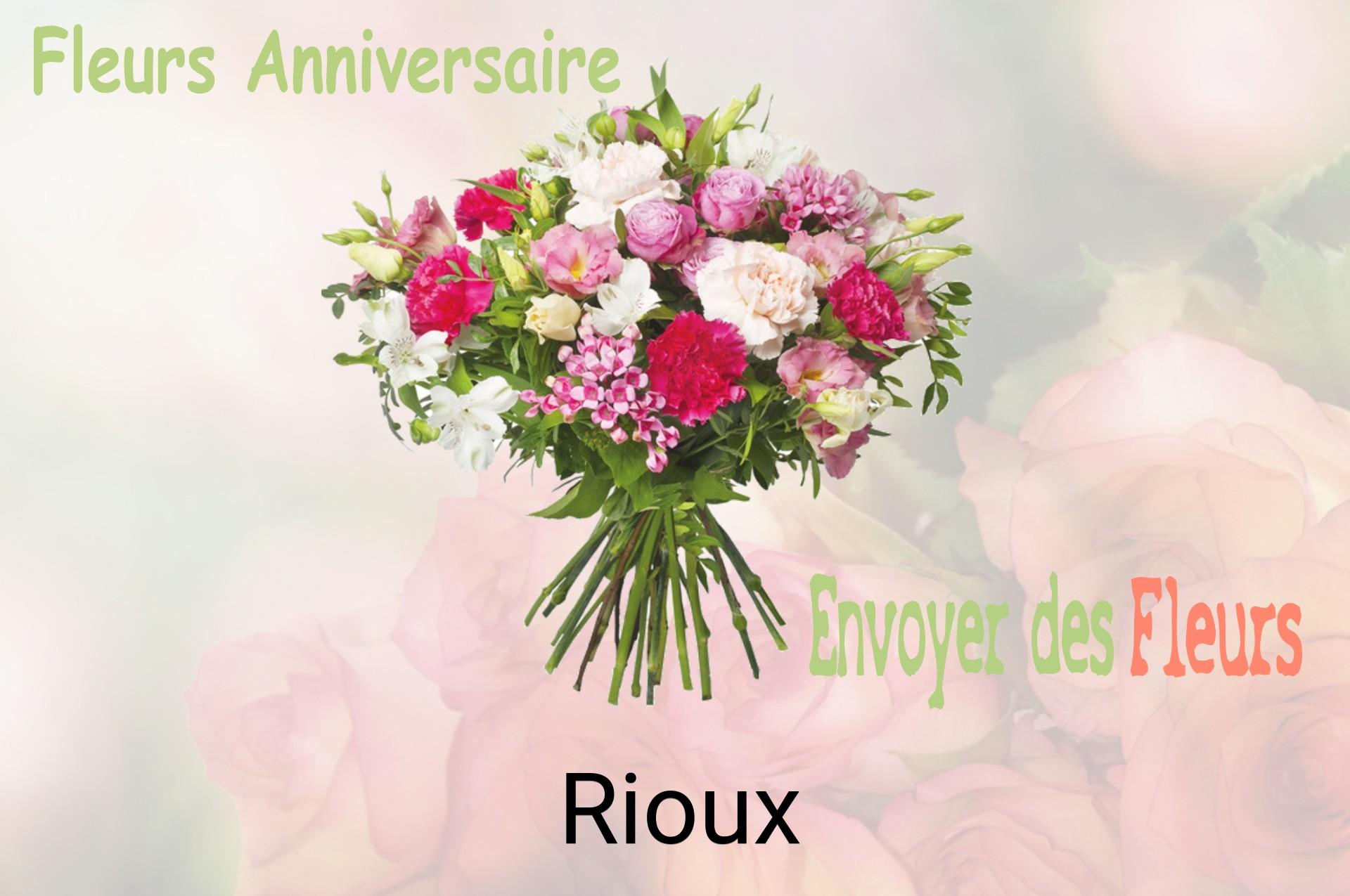 Bouquet de fleurs d’anniversaire livré à Rioux